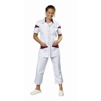 Jasje Teuni - Art. 74029 Wit/Grijs/Paars